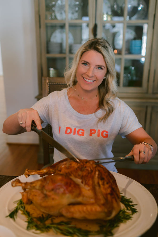 I Dig Pig - Women's Dolman - Heather White