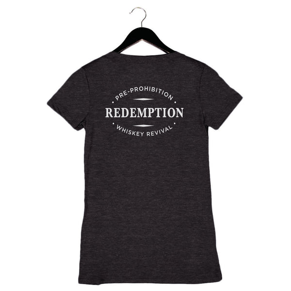 Redemption Whiskey - Women's Triblend Tee - Charcoal
