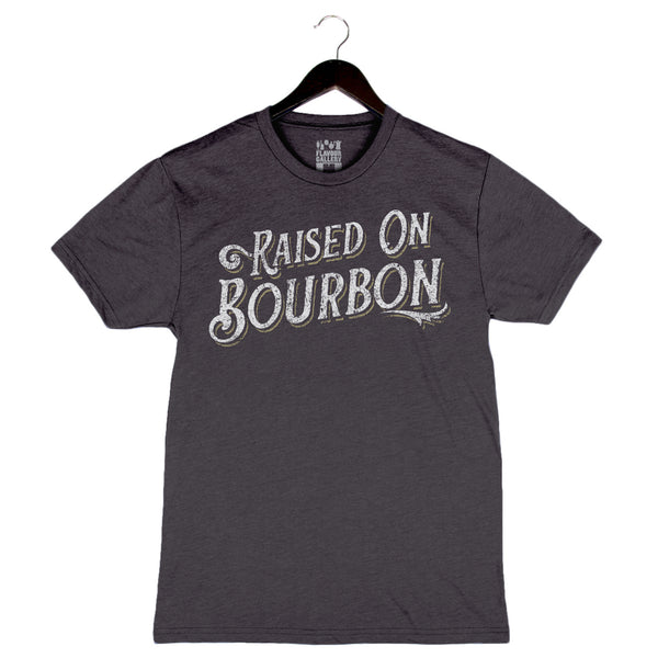 Raised on Bourbon - Unisex Crewneck Shirt - Dark Grey