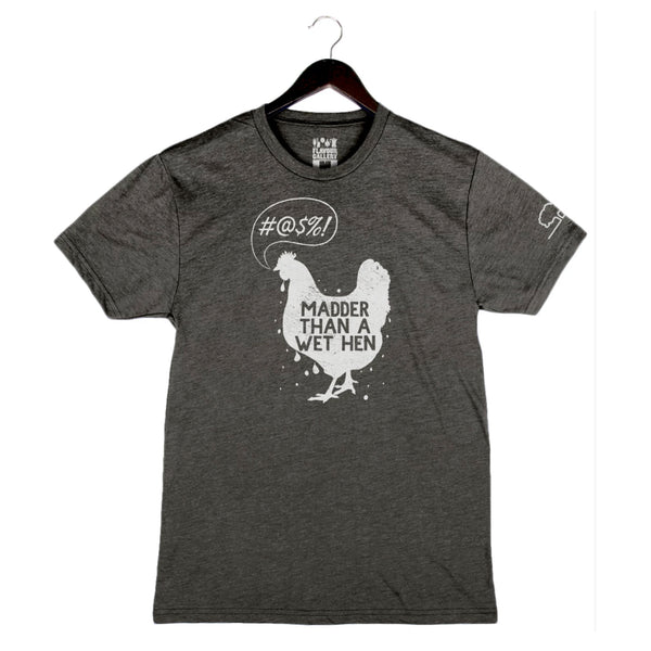 Wet Hen by Tupelo Honey - Unisex/Men's Crew - Charcoal Black