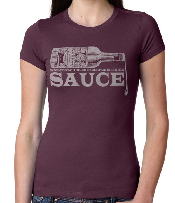 Pronunciation by Guy Fieri - Women's Crew - Plum