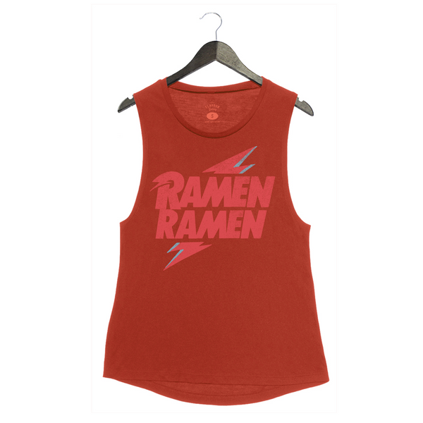 Ramen Ramen - Women's Muscle Tank - Paprika