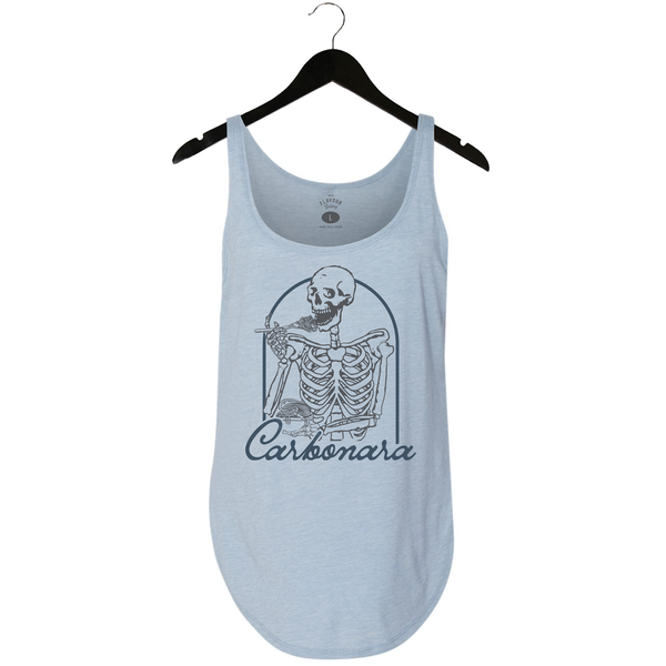 Carbonara - Women's Loose Tank - Pale Blue
